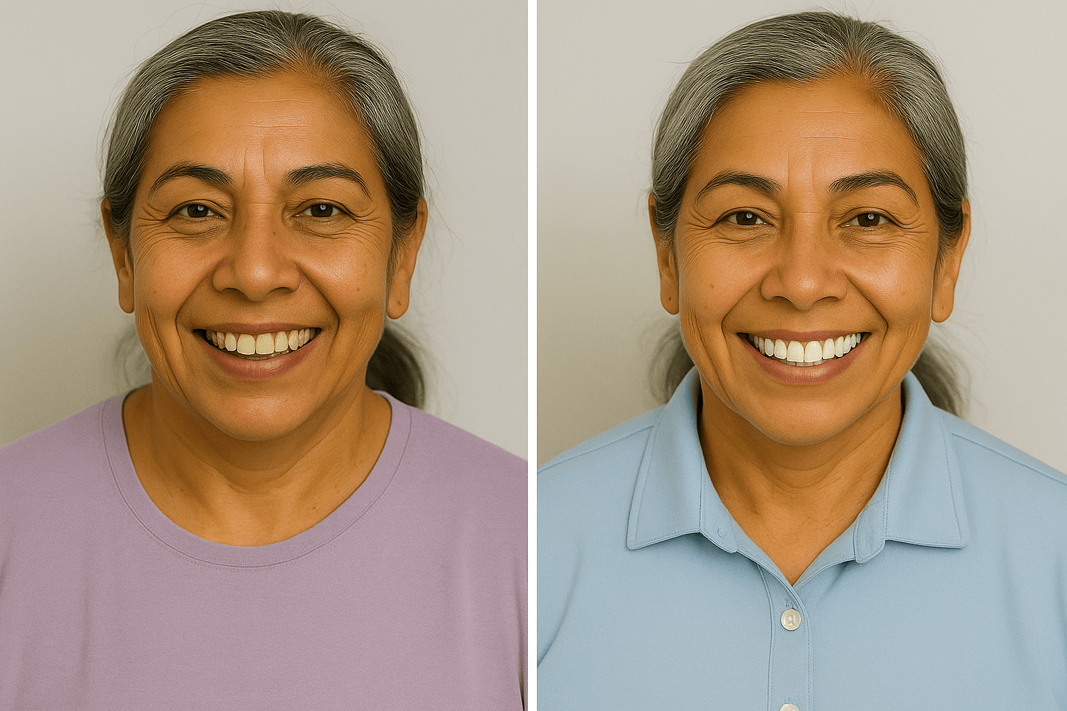 Antes e depois - Ortodontia